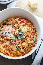 One Pot Fresh Tomato Pasta Cooking For Keeps Recipes Tomato Pasta Fresh Tomato Pasta