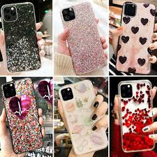 F Iphone 11 Pro Max 8 Plus 7 Xs Max Xr Cute Bling Glitter Girls Women Case Cover Click The Picture Sparkle Phone Case Glitter Iphone 6 Case Black Iphone Cases