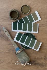 Annie Sloan Colour Mix Using Chalk Paint In Amsterdam Green Olive Annie Sloan Colors Annie Sloan Chalk Paint Annie Sloan Paints
