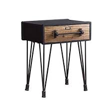 Aa Retro Bedside Table Simple Modern Small Coffee Table Industrial Wind Bedroom Locker Home Retro Bedside Tables Wooden Side Table Bedside Table Nordic