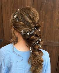 Bride Hair Accessories Wedding Hair Piece Flower Hair Vine Etsy In 2021 Prom Hairstyles For Long Hair Bride Hair Accessories Long Hair Styles