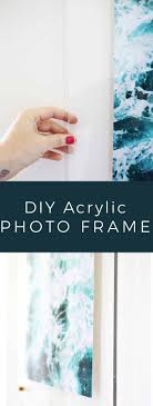 That wall used to have a sweet quilt hanging on it, but after the blood, sweat, and tears (not really, but i like the faux drama) of stenciling that thang… Floating Acrylic Frame Diy A Beautiful Mess