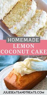 Moist Flavorful Homemade Lemon Coconut Cake A Homemade Loaf Cake Bursting With Lemon And Coconut In 2020 Lemon And Coconut Cake Easy Lemon Cake Recipe Lemon Coconut