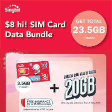 If you have, you will be on the standard or default data rate of the operator. Sim Card Data Bundle Sgd8 Hi Sim Card With 20gb Data Plan Sim Card To Be Registered Within 7 Days Upon Receival Shopee Singapore