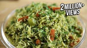 How To Make Coriander Rice | Coriander Rice Recipe | Lunch ...