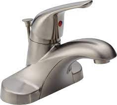 Average rating:4.1out of5stars, based on35reviews35ratings. Delta B510lf Ss Brilliance Stainless Foundations Core B Centerset Bathroom Faucet With Pop Up Drain Assembly Includes Lifetime Warranty Faucet Com