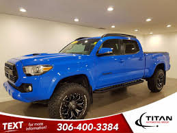 Tacoma owners are accustomed to getting off the beaten path and exploring the great outdoors, and the tacoma trd lift kit is designed to complement and enhance that lifestyle thanks to the added ground clearance and. Pre Owned 2020 Toyota Tacoma Trd Sport Lift Fuel Rims Big Rubber Champion Tires Leather Sunroof Nav Crew Cab Pickup In Regina Gp12260 Titan Automotive Group