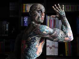The snake eyes tattoo has many meanings. Mr Snake Meet The Teacher Who Is France S Most Tattooed Man Entertainment Photos Gulf News