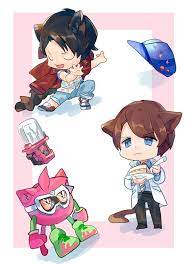 here we have a kiriya kitty and a hiro meower and their both dangerously adorable ilustrasi komik animasi komik