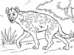 Hyena coloring pages hyena printable coloring4free. Hyena Coloring Page Coloring Pages 4 U