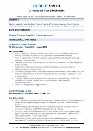 correctional nurse resume samples