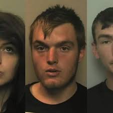 Cyclist John Reeder had pedalled away in sheer panic from Casey Coslett and  two men who were jailed today for his death