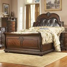Homelegance Palace Rich Brown California King Sleigh Bed Lowes Com Bedroom Sets Queen California King Bedroom Sets Bedroom Sets