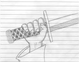 Hand Holding Sword Mc By Itachixshana On Deviantart It features a hand forged damascus steel blade, high carbon steel are folded 13 times creating 8196 layers for superior strength and flexibility. hand holding sword mc by itachixshana