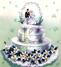 Cake png you can download 28 free cake png images. Vintage Wedding Design Of Bride And Groom Cake Topper On A Wedding Cake Royalty Free Clipart Picture