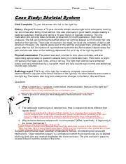 Kami Export Asiyanna Mccants Skeletal System Case Study Pdf Name Period Date Case Study Skeletal System Chief Complaint 72 Year Old Woman Who Fell Course Hero