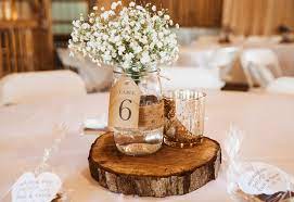 Wedding Table Numbers For Centerpieces Table Numbers Wedding Rustic Wedding Centerpieces Mason Jars Rustic Wedding Table