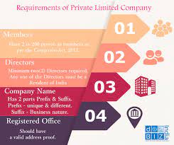 Requirement Of Private Limited Company | Visual.ly