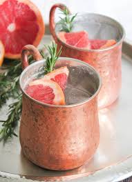 Drink Creative Cocktails Grapefruit Rosemary Mule 2 Ounces Vodka 2 Ounces Freshly Squeezed Pink Grapefruit Juice Citrus Cocktails Winter Cocktails Food
