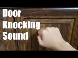 Perhaps the following might suit your needs: Door Knocking Sound Effect Youtube