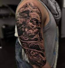 Zeus Tattoos: Meanings, Tattoo Designs & Ideas | Zeus tattoo, Mythology tattoos, Greek mythology tattoos