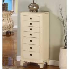 Designed with elegance and tradition in mind, the north jewelry armoire features delicate curvature and bronze hardware. Ceyan Lock Jewelry Armoire On Sale Overstock 8037727