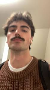 Stylish Men's Sweater Outfits with Mustache Man