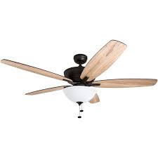 Enjoy a cool breeze combined with a stylish light fixture with one of our ceiling fans with lights. Prominence Home Denon 60 Inch Espresso Bronze Indoor Led Ceiling Fan Walmart Com Walmart Com