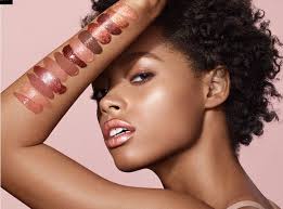 lip swatches photographed right. All the heart eyes. This is from Sephora's  Nude lipstick campaign spring 2017