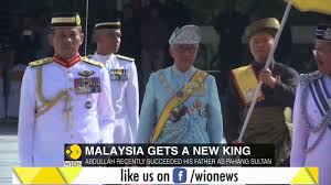 A new malaysian king will be elected and sworn in this month, royal officials said monday, after sultan muhammad v abdicated in a historic first following his as the country reacted with shock to the news, malaysia's islamic royal families met at the national palace to push ahead with the task of picking a. New Malaysian King Ascends The Throne Youtube