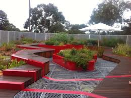 Melbourne University Roof Top Garden Amongst The Gum Trees Landscape Design Outdoor Decor Plants