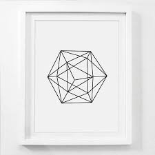 Illustrations Imprimable Pour Votre Maison Ou Bureau Fonctionne Tres Bien Pour A Peu Pres N Importe Quelle T Geometric Wall Art Digital Wall Art Geometric Art