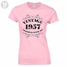 60th Birthday Shirt Ideas For Her Women S 60th Birthday T Shirt Vintage 1957 T Shirts 60th Birthday Gifts Xl Pink Birthday Shirts Amazon Par Womens Birthday Shirt 30th Birthday Gifts Shirts