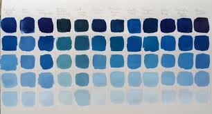 Phthalo Blue Red Shade Golden Acyrlic Color Mixing Charts