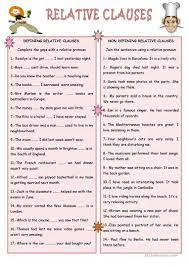 Relative clauses allow us to provide additional information without having to start a new sentence. 210 Relative Clauses Ideas Relative Clauses Clause Relative Pronouns