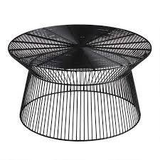 Cost plus world market outdoor coffee table. Round Black Metal Zeke Outdoor Coffee Table World Market Outdoor Coffee Tables Round Outdoor Coffee Table Patio Coffee Table