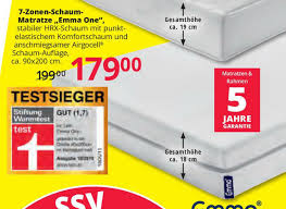 Plus, get a $75 visa® prepaid card when you spend up to $1,148, a $100 card when you. 7 Zonen Schaum Matratze Emma One Angebot Bei Hammer