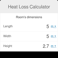 Heat Loss Calculator | Btu Calculator