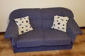 Materasso per divano letto 160x190 cm, dotato di laccetti per un facile montaggio. Divano 2 Posti Blu Bianco Altissima Qualita 160 X 80 X 83 Perfetto Eur 380 00 Picclick It