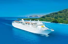 Pacific Dawn Cruising Near Willis Island P O Cruises Caribbean Cruise Line World Cruise