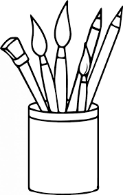 Pen Pencil Desk Holders Coloring Pages In 2020 Pencil Painting Coloring Pages Printables Free Kids Coloring