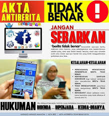 Akta Anti Berita Tidak Benar Diwartakan Sk Laksian Banggi Facebook