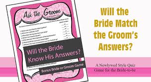 Find out how well the bride knows the groom with this fun game! 18 Ask The Groom Questions