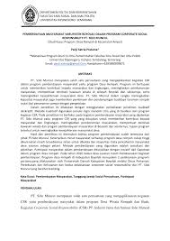 Corporate social responsibility (tanggung jawab sosial perusahaan). Pdf Pemberdayaan Masyarakat Kabupaten Boyolali Dalam Program Corporate Social Responsibility Pt Sido Muncul Studi Kasus Program Desa Rempah Di Kecamatan Ampel