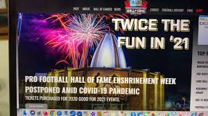 The complete pro football hall of fame class of 2020 was unveiled on saturday, one day before super bowl liv. 2020 Pro Football Hall Of Fame Game Cancelled Does This Mean No Nfl 2020 Season Youtube