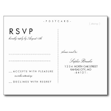 Simple Chic Wedding Rsvp Postcard Template Zazzle Com Wedding Rsvp Postcard Rsvp Wedding Cards Rsvp Postcard