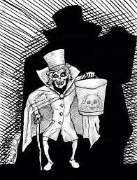 Hatbox Ghost Drawing Hat Box Ghost Hatbox Ghost Haunted Mansion