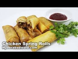 Chicken Spring Rolls Recipe Video How To Make Chicken Spring Rolls At Home Easy Simple Spring Roll Recipe Spring Rolls Recipes