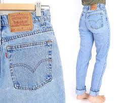 Vintage 90s High Waisted Levis 512 Slim Fit Jeans Size 10
