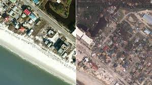 Use arcgis online to compare the landscape before and after the storm. Mexico Beach Before And After Photos Show There S Nothing Left For Some Cnn